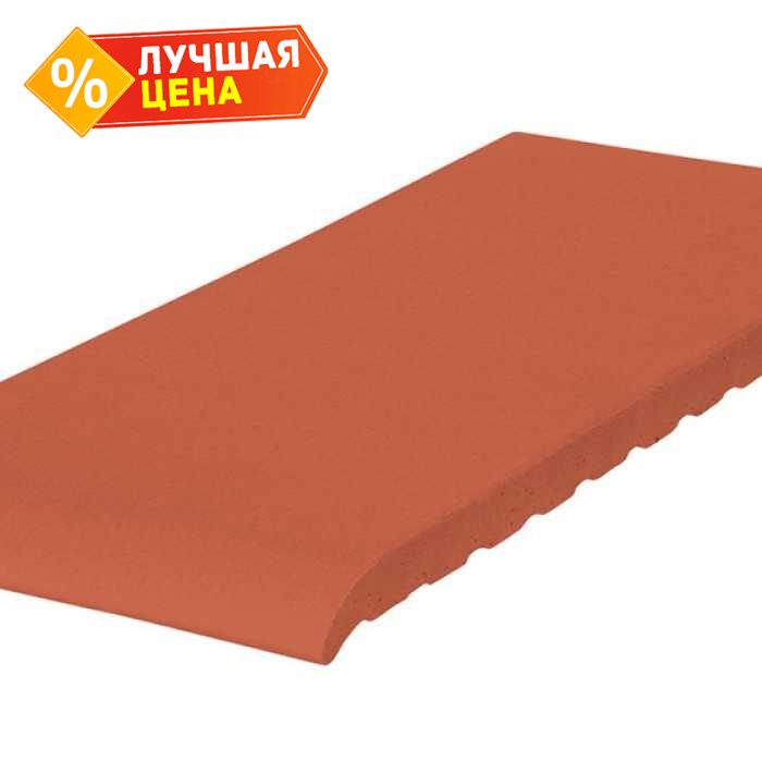 Клинкерный подоконник KING KLINKER 01 Ruby red, 150х120х15 мм