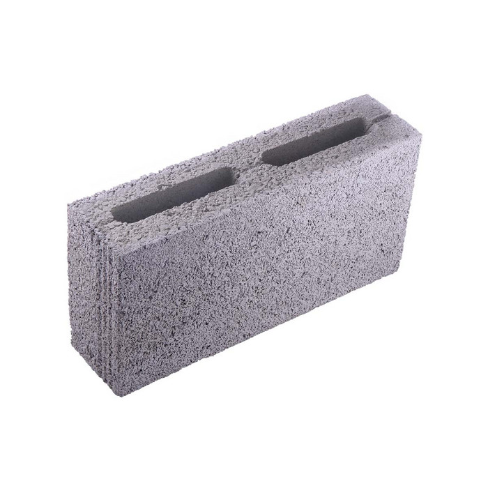 Блок керамзитобетонный перегородочный D1250 пустотелый 390х90х188 мм